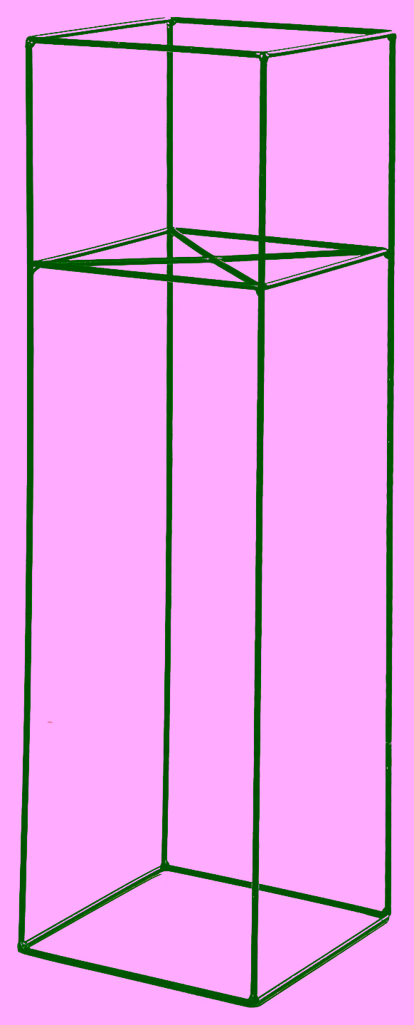 Stojak jedynka z drutu 80-ka Model 604