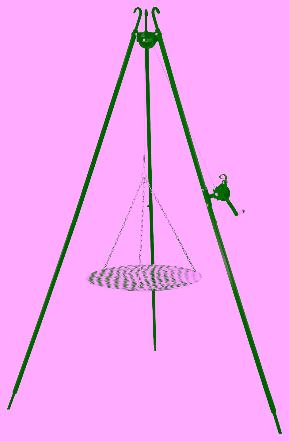 Grill LX - trójnóg + ruszt Ø 70 cm. Model 443